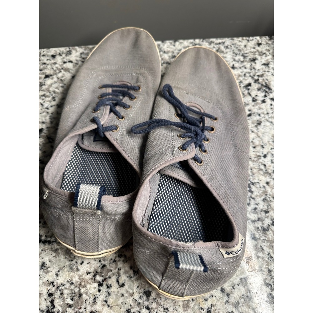 Columbia‎ Mens Casual Canvas Sneakers Gray Lace Up Size 12 YM5254036